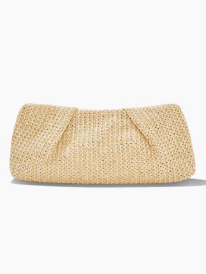 Capittana Oversized Raffia Clutch